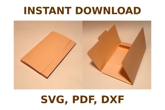 3D SVG Shapes: Document Storage Box Template