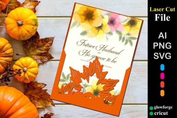 Autumn Wedding Dry Leaf 3D SVG Shapes for Editors