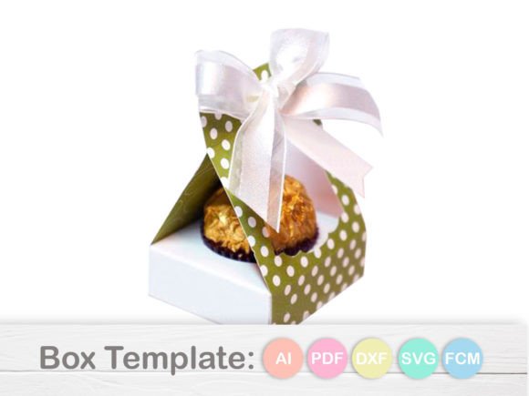 Chocolate Stand Box: 3D SVG Shapes