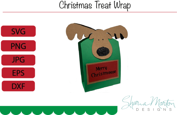 Christmas Goodie Bag Wrap Moose: A 3D SVG Review