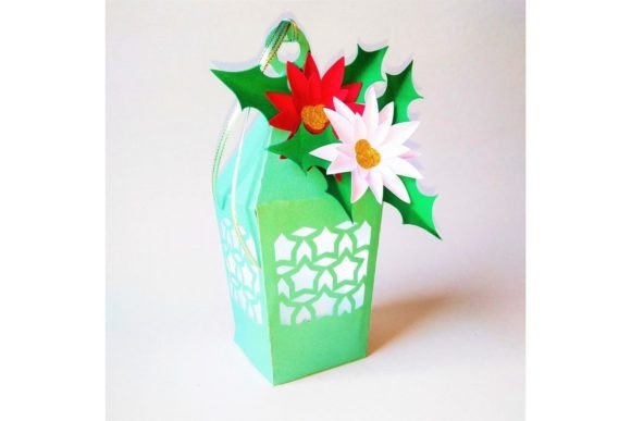 Christmas Street Lamp 3D SVG for Festive Crafts