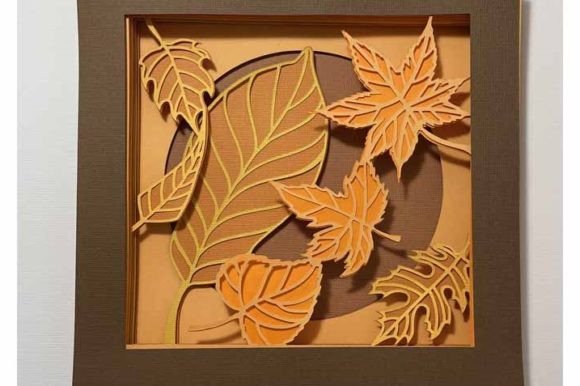 Fall Leaves Shadow Box: A 3D SVG Review for Brands