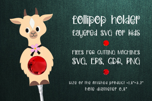 Goat Lollipop Holder 3D SVG Shapes Review