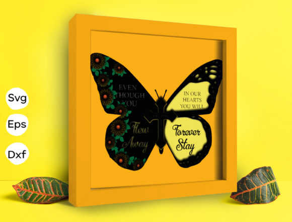 Memorial Grandma 3D SVG for Shadow Boxes
