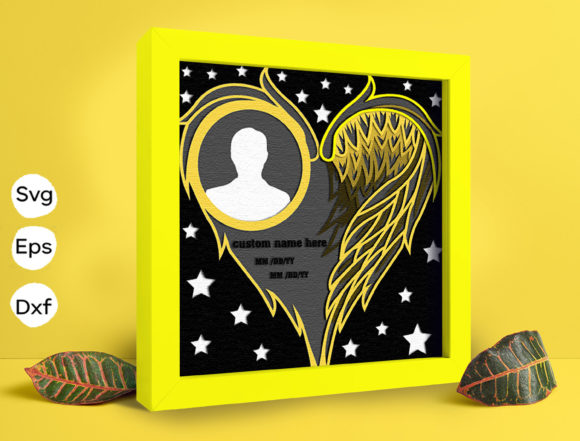 Memorial Papercut Light Box: 3D SVG for Shadow Boxes