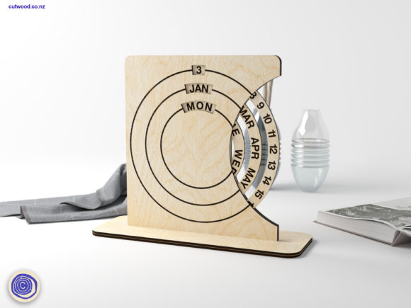 Perpetual Calendar 3D SVG Shapes for Sellers