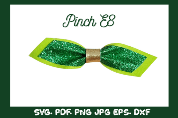 Pinch Hairbow 3D SVG for Shapes & Branding