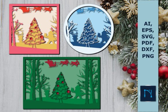 Review: 3D SVG Christmas Shadow Box Set for Makers