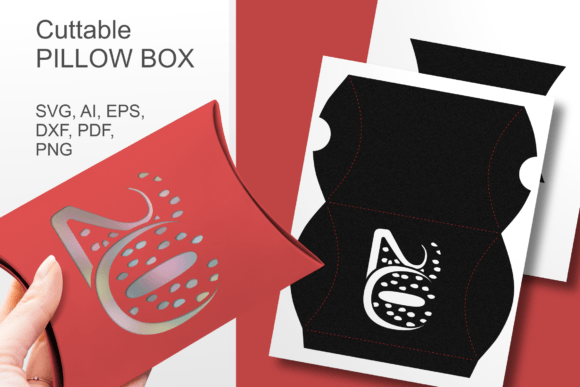 Review: 3D SVG Number 20 Pillow Favor Box Template