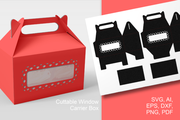 Reviewing Diamonds Around Windows Carrier Gift Box 3D SVG Shapes
