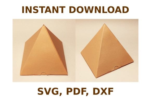 Reviewing Pyramid Box Template: 3D SVG Shapes