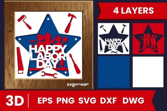 Reviewing the Labor Day Shadow Box SVG for Real Projects
