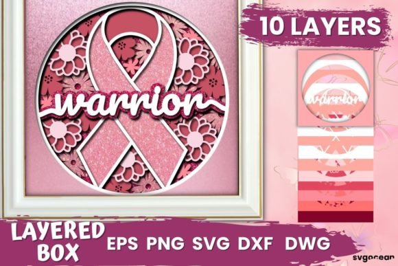 Warrior Shadow Box: Bold 3D SVG for Impactful Shadow Boxes
